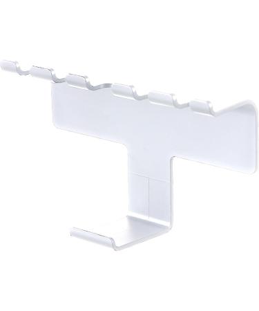 Lencyotool Self-Adhesive Toothbrush Holder | Bathroom & Kitchen Organizer for Razors Brushes & Toothpaste - White Bathroom Accessories - Buy Online on SooperMarket.com