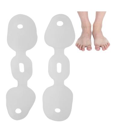 Silicone Toe Separator 1 Pair for Toe Straightening and Bunion Relief - Toe Correction Pads for Yoga and Correct Toes - Hammer Toe Corrector for Women and Men - Buy Online on SooperMarket.com