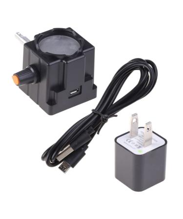 BALAX Bottom Biological Microscope Lamp Source Adjustable Microscope Lamp Source USB White LED Light Lighting with Adapter
