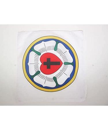 AZ FLAG Flag EVANGELICAL LUTHERAN Churches 90x90cm - LUTHERAN Flag 90 x 90 cm Sheath for Mast - Flags Top Quality