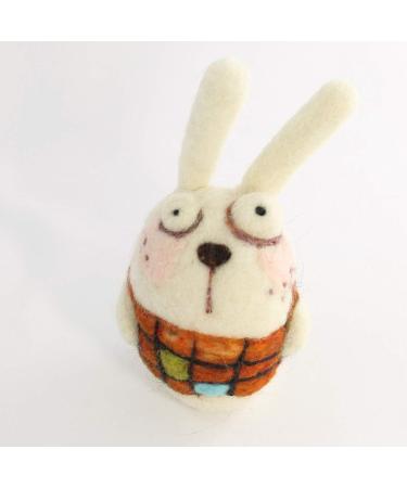 Woolbuddy Needle Felting Wool Roving - 6 Vibrant Colors - Handmade Natural Wool with Instructions - Summer Wool Bag - Buy Online on SooperMarket.com