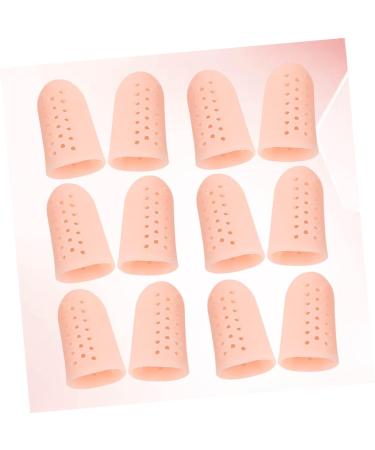 Healeved Silicone Gel Toe Sleeve Protectors - 18 Pairs/12pcs Anti-Friction Toe Covers - Skin Color - 4.5X2.1 cm - Buy Online on SooperMarket.com