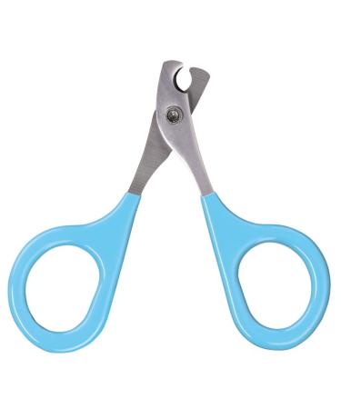 ConairPro Cat Nail Clipper Trimmer Stainless Steel Cutting Blades Nonslip XSmall, Blue