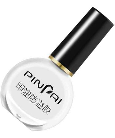 10 set of Peel Off Protective Nail Polish Manicure Liquid Tape Spill-proof Gel Tearable Nail Care Tool 10ml White 10 set of (white 10m) - Buy Online on SooperMarket.com