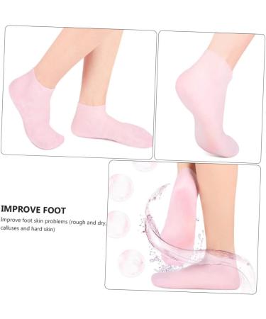 minkissy 1 Set Hydrating Sock Gloves moisturizing Hand Gloves Silicone Gel spa Gloves whitening exfoliating Gloves moisturizing Foot Socks moisturizing Socks for Cracked feet Dry feet Socks - Buy Online on SooperMarket.com