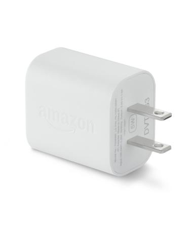 Amazon 5W USB Official OEM Charger and Power Adapter for Fire Tablets and Kindle eReaders - White