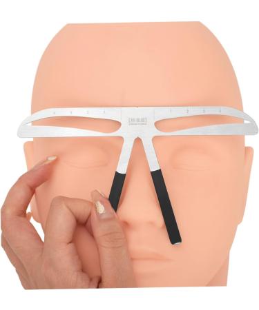 Healeved Tattooing Eyebrow Ruler Eyebrow Stencils Eyebrow Measure Tool Eyebrow Trimming Stainless Steel - Buy Online on SooperMarket.com