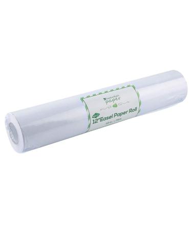 Essential-Easel Paper Roll (12 Inches X 75 Feet,Without Glue) Blank Coloring Roll for Paints, Wall Art, Easel Paper, Fadeless Bulletin Board Paper, Gift Wrapping Paper and Kids Crafts