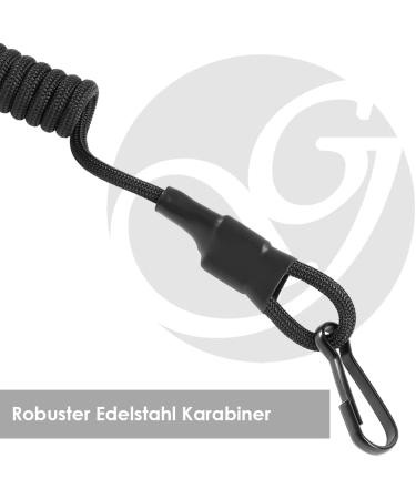Buy All-in-One Paracord Ovary Cable & Elastic Key Pendant | Lanyard Key Band Stretch Strapping Belt RSG Holder with Carabiner - International Shipping - Buy Online on SooperMarket.com
