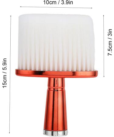 Neck Hair Cleaning Brush Electroplating Handle Flat Bottom Neck Dust Brush Firm Sturdy for Home for Barber Shop - Buy Online on SooperMarket.com
