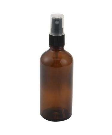 Kuuddker 100ML Amber Glass Bottle with Black ATOMISER Sprays Refillable Container for Essential Oil/Aromatherapy Use