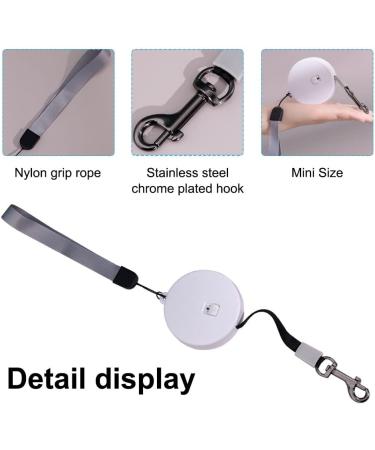 Shop Mioyoow Pet Dog Roller Leash - 3M Automatic Retreat Leash with Reflective Rope for Small Dogs & Cats - Pink - Buy Online on SooperMarket.com