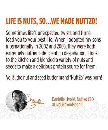Nuttzo Paleo Power Fuel 7 Nut & Seed Butter - Smooth 12 oz | Healthy Superfood Spread - Buy Online on SooperMarket.com