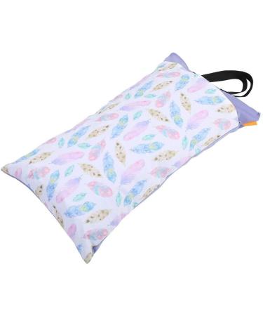 Diaper Bag Waterproof Large Capacity Hanging Wet Dry Cloth Baby Inserts Nappy Laundry Storage Bag for Newborn Infants (EF203) - Buy Online on SooperMarket.com
