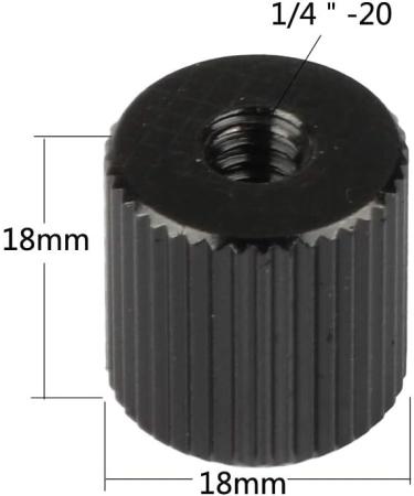 CAMVATE 1/4 -20 Female Screw Double Thread Adapter - Extension Arm Accessory - Buy Online on SooperMarket.com