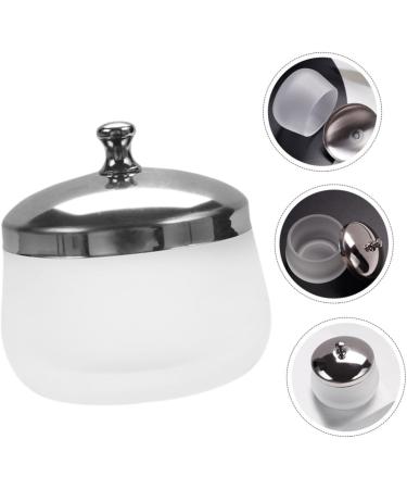 Healeved Nail Art Crystal Cup Decorative Monomer Dish Liquid Containers Manicure Tool Dappen Dish with Lid Nail Art Cleaning Tool Glass Cleaning Cup Stainless Steel Mixing Cup Carved - Buy Online on SooperMarket.com