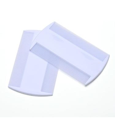 eBoot Double Sided Plastic Nit Comb Lice Combs for Head Lice Pet Flea 2 Pack - Buy Online on SooperMarket.com