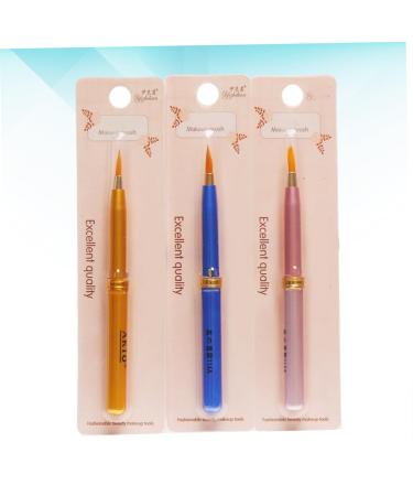 NOLITOY 3pcs Lip Liner & Gloss Brush Set | Travel Makeup Lipstick Applicator | Professional Lip Brushes for Perfect Lips | Eyeshadow Tools & Accessories - Buy Online on SooperMarket.com