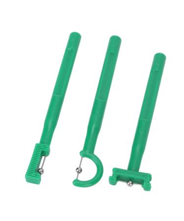 3 piece tongue tip exercise set Includes an I-shaped trainer a T-shaped trainer and a C-shaped trainer