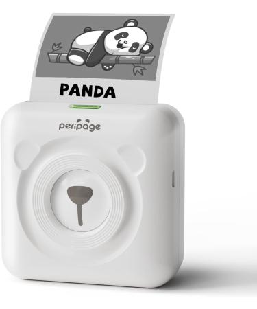 PeriPage A6 Mini Bluetooth Portable Thermal Printer - White