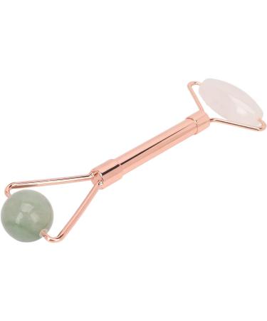 Double Headed Jade Face Roller - Relieve Wrinkles & Soothe Skin | Portable Massage Tool for Facial & Neck Care - Buy Online on SooperMarket.com