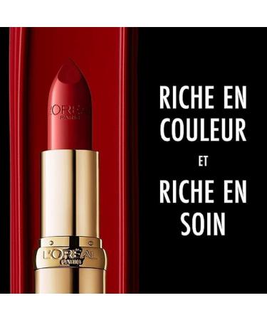 L'Or al Paris Color Riche Satin Smooth Lipstick Moisturising Pure Pigment Lip Colour With Omega 3 & Vitamin E 303 Rose Tendre 303 Rose Tendre 1 count (Pack of 1) - Buy Online on SooperMarket.com