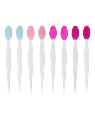 Silicone Double Sides Nose Exfoliator Blackhead Removal Head Face Cleaning Brush Durable and Practical