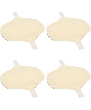 Reusable Menstruation Upholstery Set - 4 Breathable Soft Yellow Cotton Cloths for Women | Eco-Friendly Sanitary Solutions - Buy Online on SooperMarket.com
