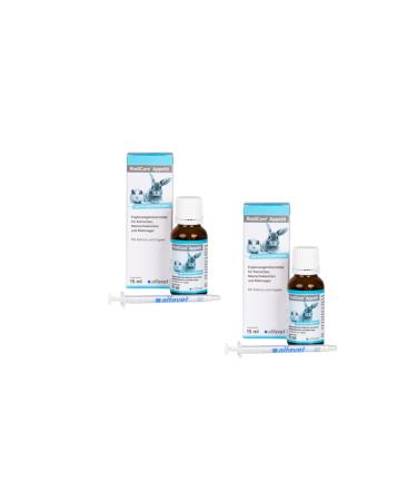 Alfavet Rodicare Appetite double pack for poorly eating rodents supplementary feed for rabbits guinea pigs and small rodents 2 x 15ml with dosing syringe