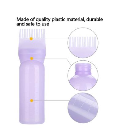 3 Colors Hair Dyeing Bottle Brush Shampoo Hair Colour Oil Comb Applicator Tool for Hair Dyeing Brush (blue) - Buy Online on SooperMarket.com