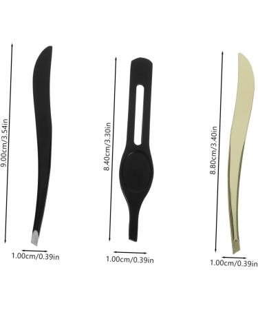 Healeved 2 Sets Eyebrow Tweezers for Women Slant Tip Tweezers Facial Hair Removal Tweezers Blackhead Tweezers Makeup Kits Eyebrow Plucking Kit Eyebrow Clip Tweezers Eyebrow Makeup Tool - Buy Online on SooperMarket.com