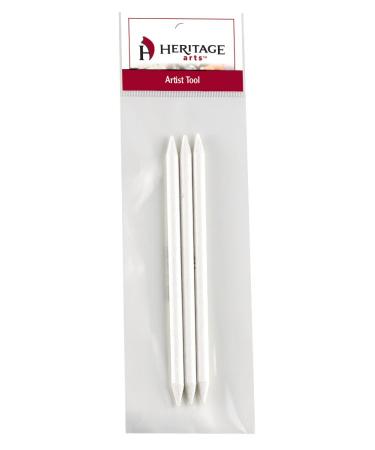 Heritage Arts, Blending Stumps and Tortillions, Double Pointed End, Soft Paper Felt, Large - 3 Pieces