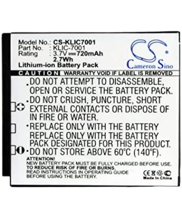 Replacement Battery for DXG 599V 5C0 5C0V 5C8V 5C8VR - 720mAh/3.7V | International Shipping Available - Buy Online on SooperMarket.com