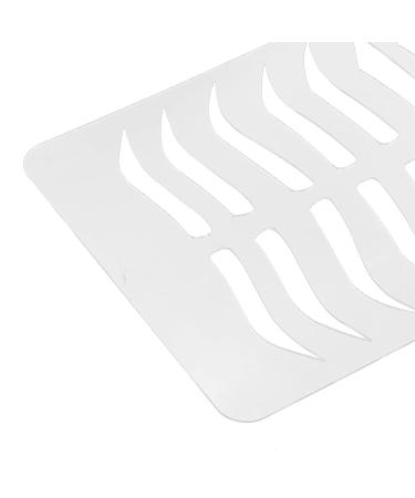 Brow Lip Stencil - Reusable PVC Eyebrow Decoration Tool - Buy Online on SooperMarket.com