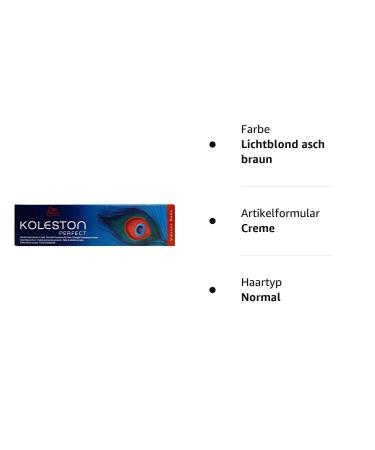 Wella Koleston Perfect Rich Naturals 9/17 - Light Blonde Ash Brown Hair Color - 60 ml Pack - International Shipping Available - Buy Online on SooperMarket.com