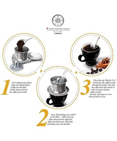 CNMART Trung Nguyen S Blend - Rich and Aromatic Flavour Vietnamese Ground Coffee 500g (Pack of 3) - Buy Online on SooperMarket.com