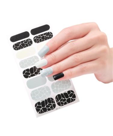 Semi Cured Gel Nails Art Sliders Manicure Decor Uv Led Lamp Semi Cured Gel Design Nail Decals Fashion Nail Sticker Decor Nail Appliques Nail Decals Nail Vinyls Nail Transfers style ZE0389