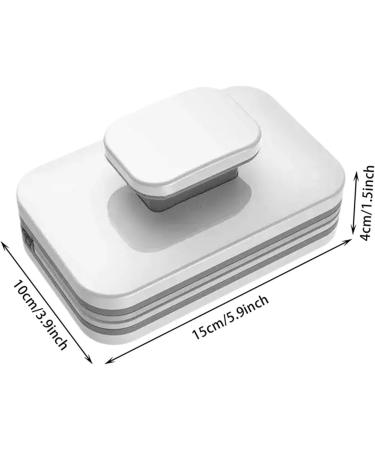Double-Sided Magnetic Window Cleaner Magnetic Glass Washing Brush Magnet Window Cleaner Tool High-Rise Building Window Cleaner with Double-Sided Magnetic Design for Windows - Buy Online on SooperMarket.com
