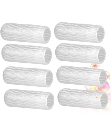 Healeved Silicone Toe Sleeves - 4 Pairs | Adjustable Toe Separators for Sports | Toe Protector Caps & Tubes Set - Buy Online on SooperMarket.com