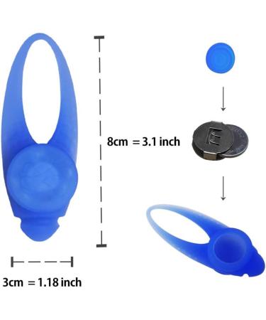 Laroo Safety LED Light Band for Dogs & Cats | Waterproof Easy-Attach Flashing Light for Collars & Dishes - Bright Outdoor Sports Gear - Buy Online on SooperMarket.com