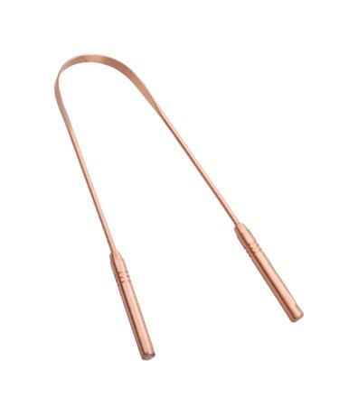 Premium Metal Tongue Cleaner & Scraper - Copper Oral Hygiene Tool for Bad Breath Relief | Eco-Friendly Etui Included - Buy Online on SooperMarket.com