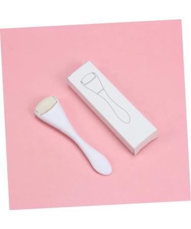 WOONEKY Oil Removal Roller Face Lift Roller Handheld Face Roller Skin Care Roller Oil Absorbing Volcanic Roller Volcano Stone Roller Face Sculpting Tool Rolling Volcano Stone Face Massager 10.30X2.70X1.50CM White - Buy Online on SooperMarket.com
