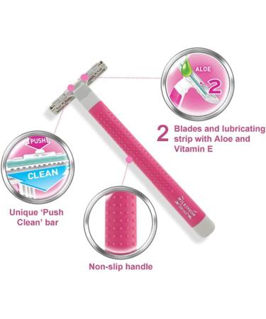 Wilkinson Sword Extra 2 Beauty Disposable Razors for Women - 10 Pack (5 pcs x 2) - Smooth Shaving Experience - Buy Online on SooperMarket.com