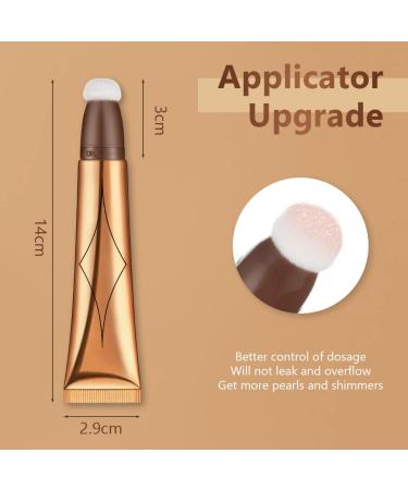 AOOWU Contour Beauty Wand - Liquid Highlighter & Matte Blush with Cushion Applicator - Buy Online on SooperMarket.com