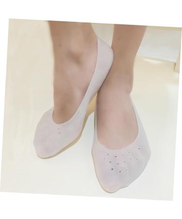 minkissy 4 Pairs Silicone Feet Plantar Socks Silicone Gel Moisturizing Socks Foot Spa Socks Foot Lotion Socks Cracked Feet Socks Anti-Cracking Socks Stretchy Gel Socks Spa Corn L 19.5X9.5X1.5CM - Buy Online on SooperMarket.com