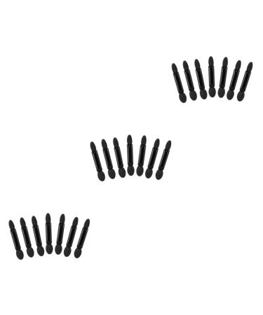NOLITOY 150 pcs Makeup Eyeshadow Tipped Applicators Brush Double-ended Sponge Eye 50pcsx3pcs Blackx3pcs
