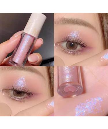 Glitter Eyeshadow & Eyeliner Set | Korean Makeup Pink Purple | Shimmer Lip Gloss | Diamond Sparkle Finish - Buy Online on SooperMarket.com