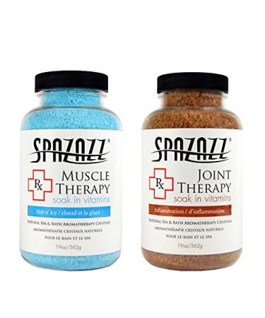 Spazazz Aromatherapy Spa and Bath Crystals -Therapy (2 Pack) (Muscular/Joint Therapy - 2 PK)