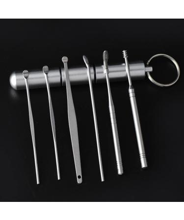 Minkissy 18PCS Stainless ANC Ear Buds and Ear Cleaner Set - Earpick Wax Removal Tool Kit with Ear Plugs - Buy Online on SooperMarket.com