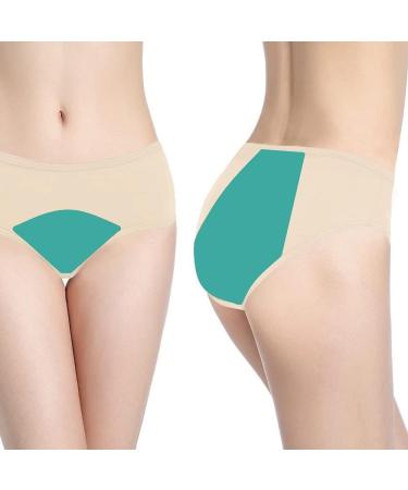 Noblood Period Underwear: Eco-Friendly Washable Cotton Briefs - Absorbent Menstruation Wear for Girls - Sizes XXS to 3XL - Pack L - Buy Online on SooperMarket.com